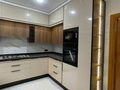 Cuisine Équipée Moderne Sur-Mesure — Modèle "Luxe & Harmonie"