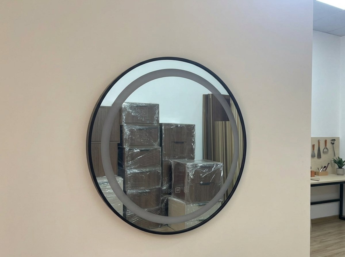 Miroirs LED Design — Modèles Rectangle & Rond